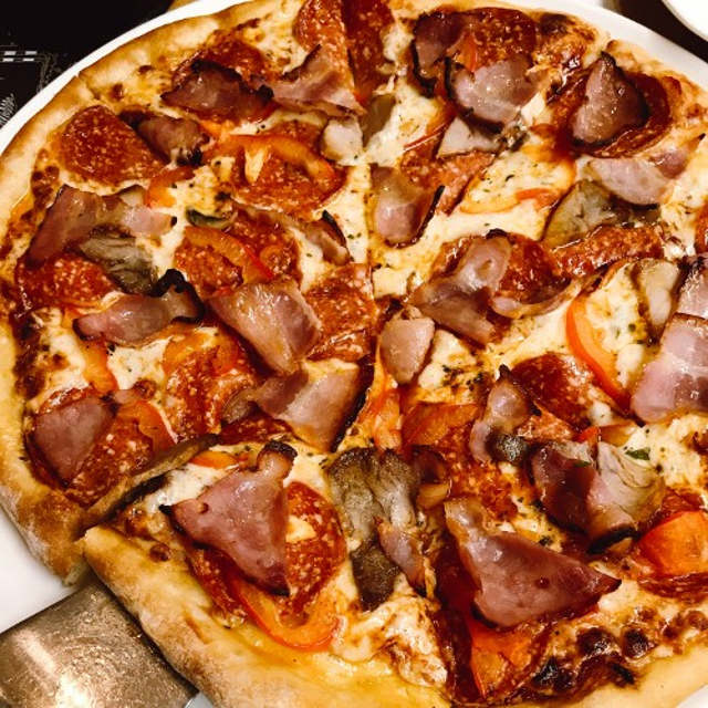 24" Meatlover Pizza.
