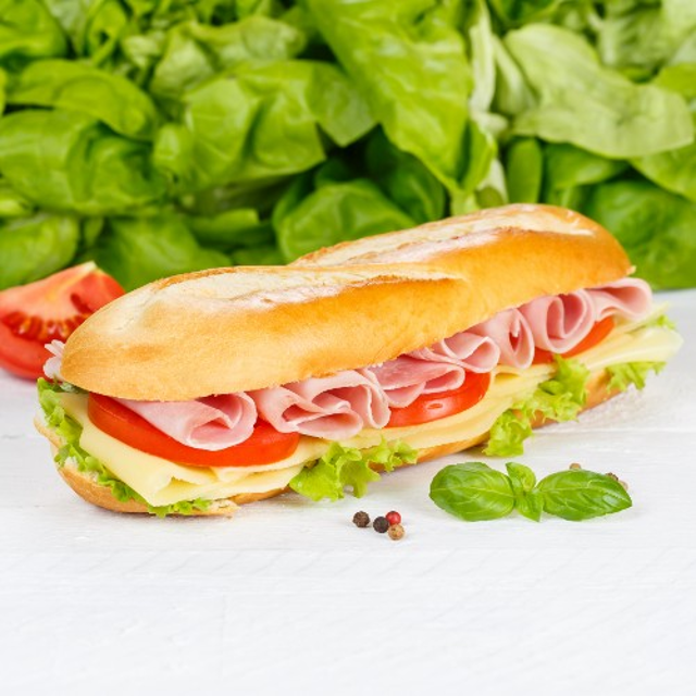 Ham & Cheese Sub.